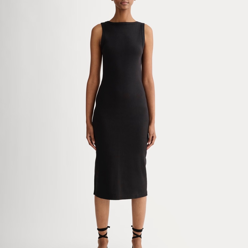 Everlane Little Black Dress in Cotton Size XS